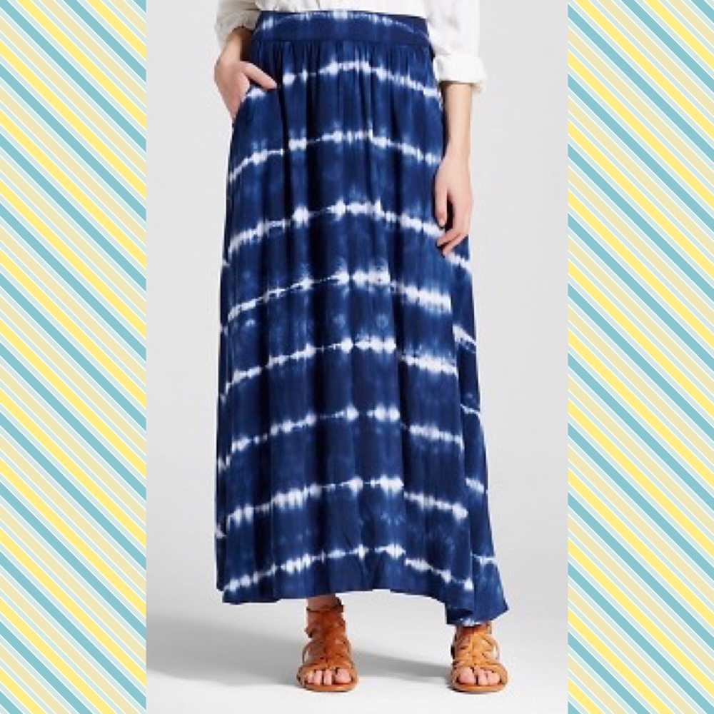 3️⃣for$20🤩 Merona Tie-Dye Midi/Maxi Skirt